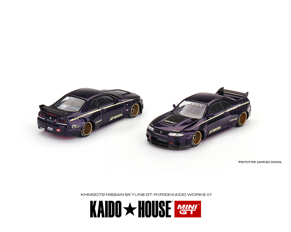 (Preorder) Kaido House x Mini GT 1:64 Nissan Skyline GT-R (R33) Kaido Works V1