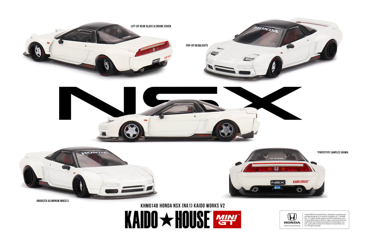 Kaido House x Mini GT 1:64 Honda NSX (NA1) Kaido WORKS V2