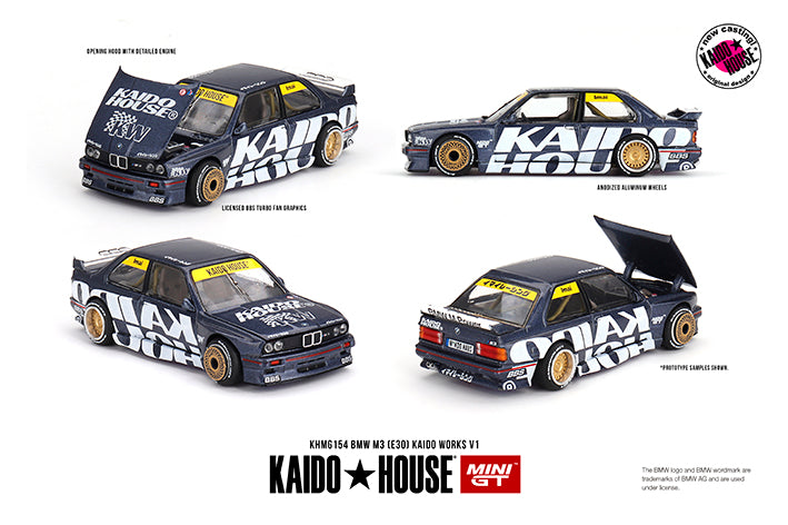 Kaido House x Mini GT 1:64 BMW M3 (E30) Kaido Works V1