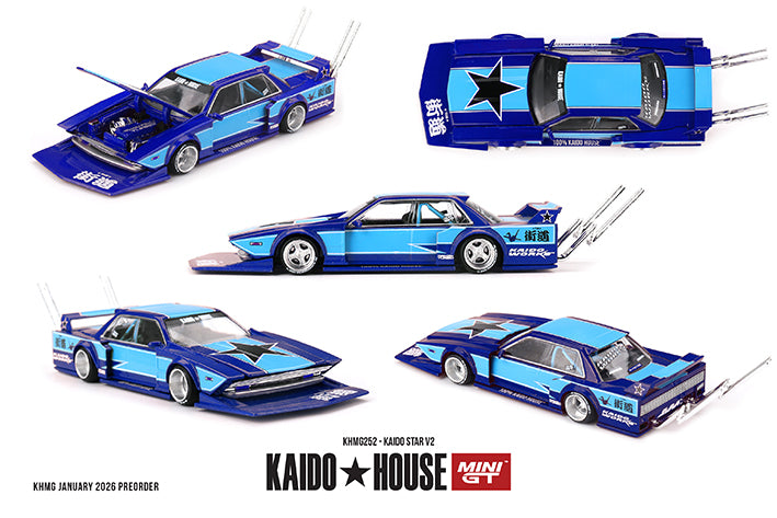 KAIDO HOUSE ハート型 ピンバッジ OFFSET Preorder) Kaido House x Mini GT 1:64 KAIDO STAR V2 - KHMG252