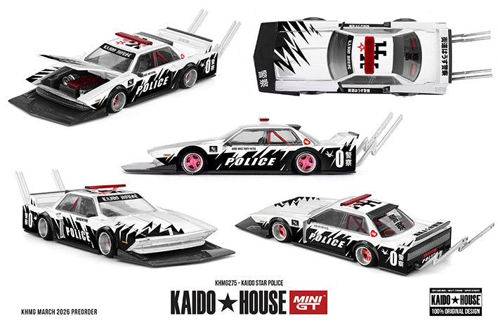 (Preorder) Kaido House x Mini GT 1:64 Kaido Star Police - KHMG275