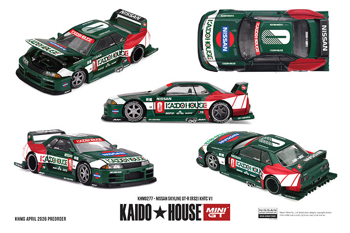 Preorder) Kaido House x Mini GT 1:64 Nissan Skyline GT-R (R32