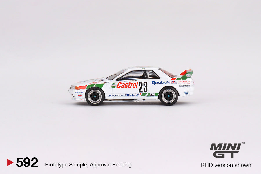 (Preorder) Mini GT Nissan Skyline GT-R (R32) Gr. A #23 1990 Macau Guia Race Winner (NOT USA BLISTER PACK)