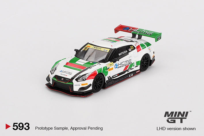 Mini GT 1:64 Nissan GT-R NISMO GT3 #23 KCMG 2018 FIA GT World Cup Macau (593)