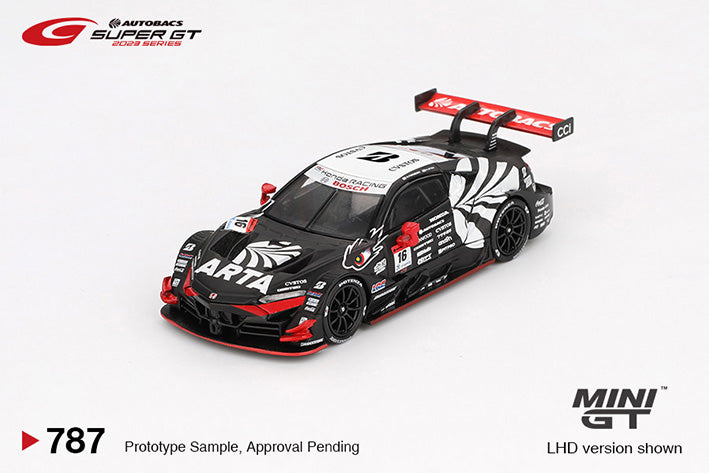 (Preorder) Mini GT 1:64 Honda NSX-GT "Type S" GT500 #16 "ARTA MUGEN NSX-GT "ARTA 2023 SUPER GT Series / SUPER GT Blister Packaging