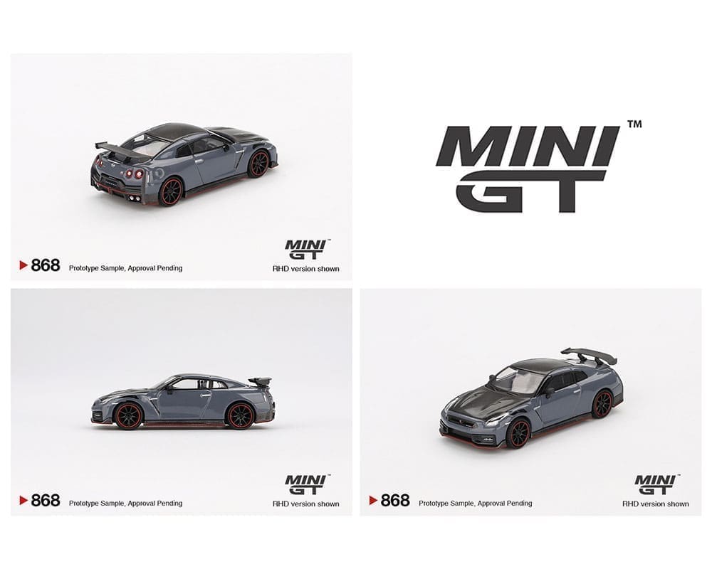 (Preorder) Mini GT 1:64 Nissan GT-R Nismo 2024 NISMO – Stealth Gray - (868)