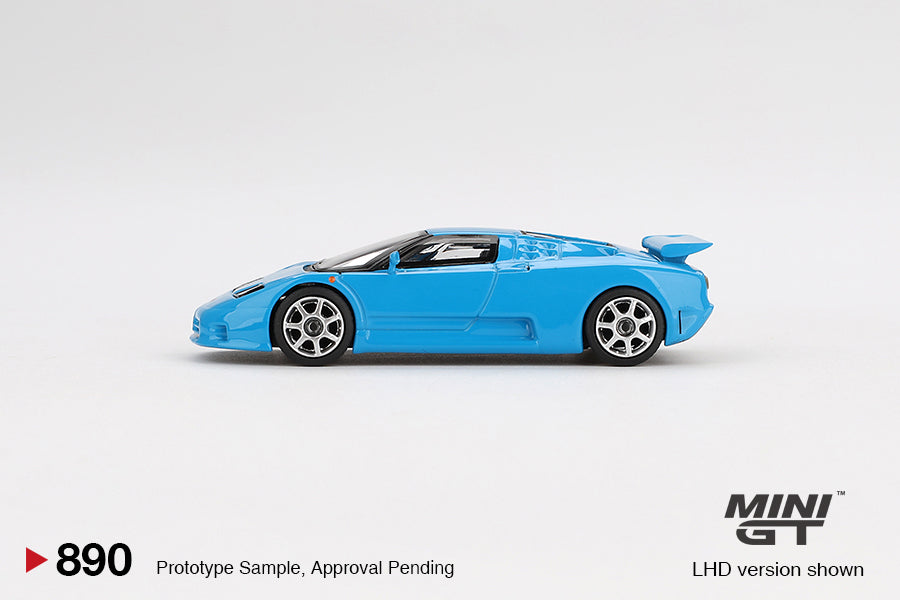 Mini GT 1:64 Bugatti EB110 Super Sport Blu Bugatti (890)