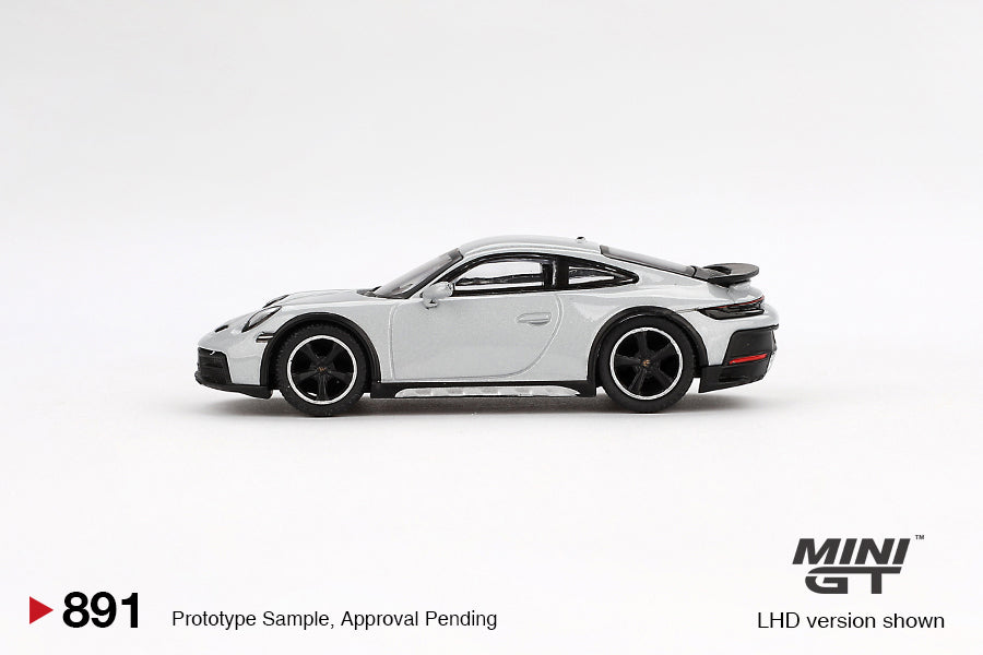Mini GT 1:64 Porsche 911 Dakar Ice Gray Metallic (891)