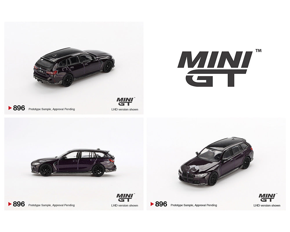 (Preorder) Mini GT 1:64 BMW M3 M Performance Touring – Daytona Violet - (896)