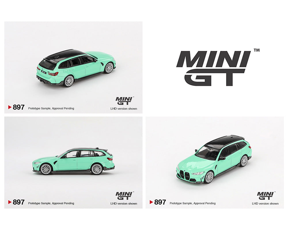 (Preorder) Mini GT 1:64 BMW M3 M Performance Touring – Mint Green - (897)