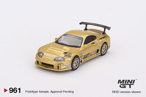 Mini GT 1:64 Toyota Supra (A80) Top Secret GT-300 Top Secret Gold (961)