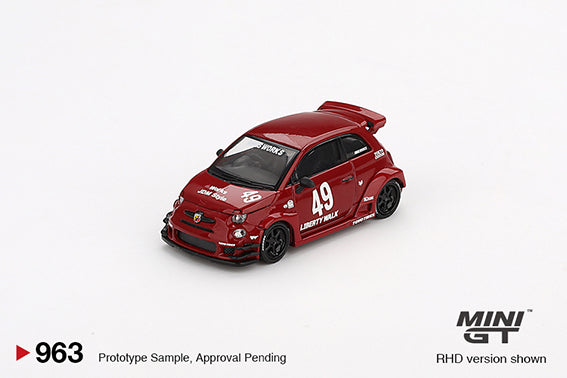 Mini GT 1:64 LB-WORKS x Abas Works ABARTH 595 Red