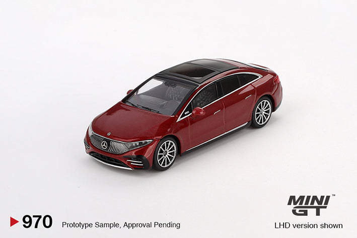 Mini GT 1:64 Mercedes-Benz EQS 580 4MATIC Red Metallic