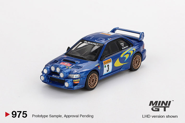 (Preorder) Mini GT 1:64 Subaru Impreza WRC98 - #3, Mcrae/Grist - 3rd place, 1998 Rally Monte-Carlo