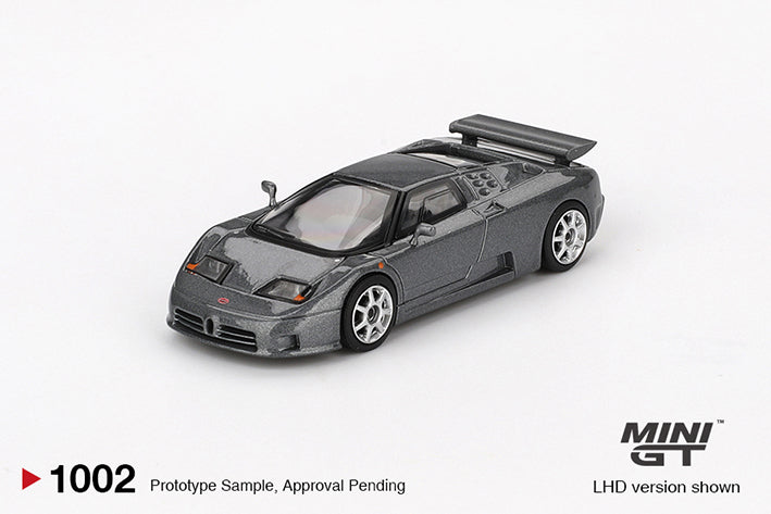 Mini GT 1:64 Bugatti EB110 Super Sport Grigio Scuro