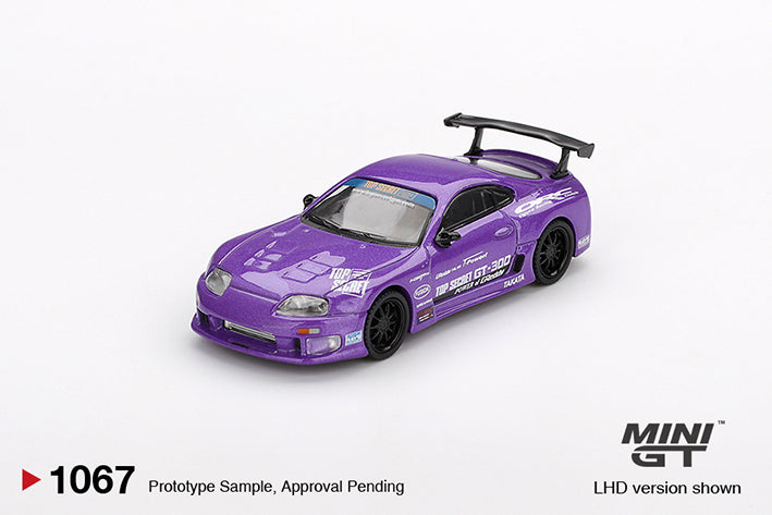 (Preorder) Mini GT 1:64 Toyota Supra (A80) Top Secret GT-300 Top Secret Purple - MGT01067