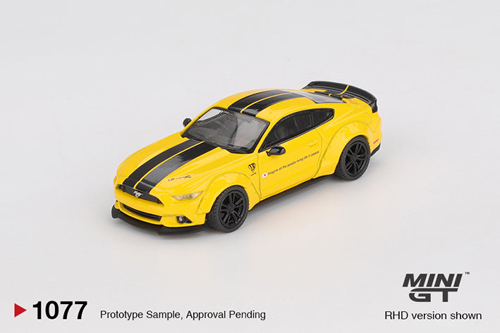 (Preorder) Mini GT 1:64 LB-WORKS FORD MUSTANG Triple Yellow - MGT01077