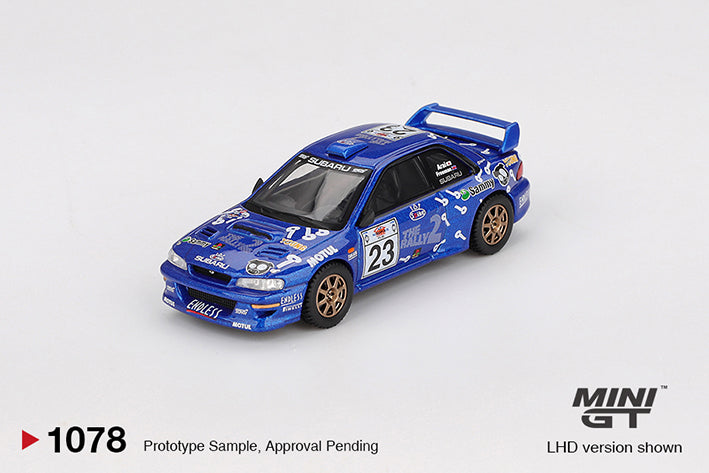 (Preorder) Mini GT 1:64 Subaru Impreza WRC99 #23 2000 Acropolis Rally - MGT01078