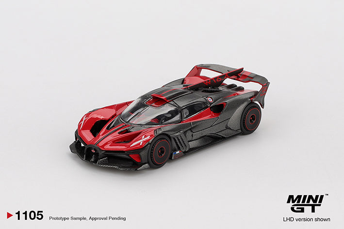 Preorder) Mini GT 1:64 Bugatti Bolide Red - MGT01105