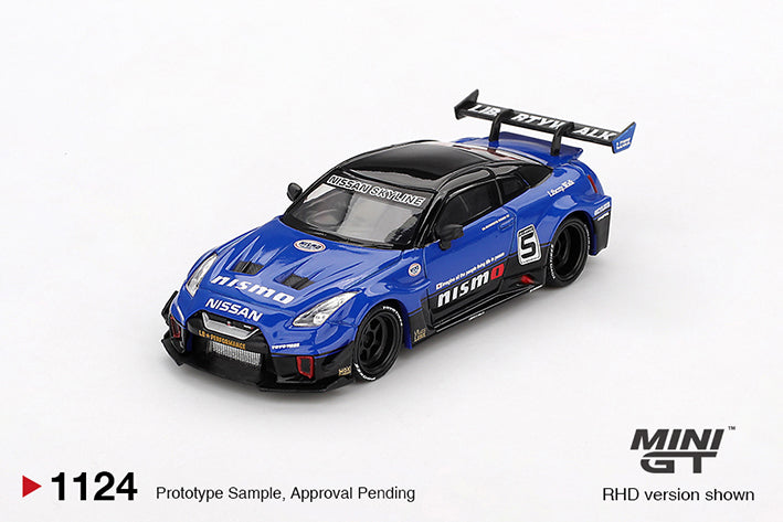 (Preorder) Mini GT 1:64 LB-Silhouette WORKS GT NISSAN 35GT-RR Ver.2 Blue - MGT01124