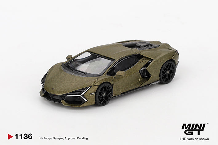 (Preorder) Mini GT 1:64 Lamborghini Revuelto Verde Gea Matte - MGT01136