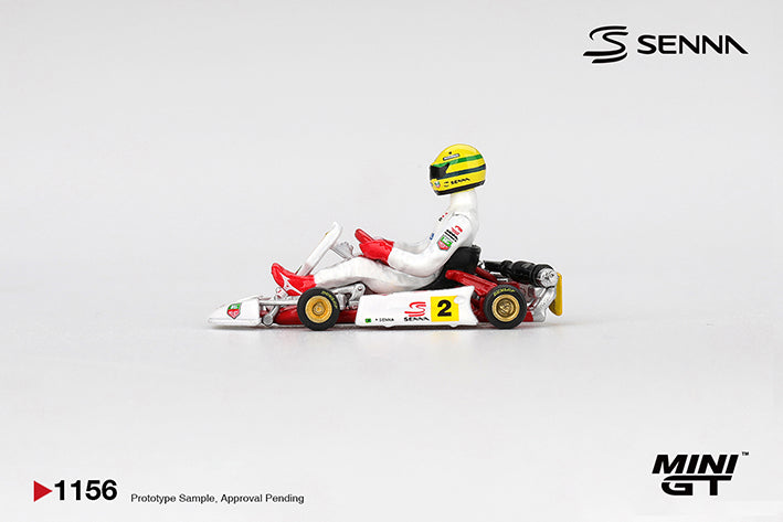 (Preorder) Mini GT 1:64 Senna Kart #2 Ayrton Senna da Silva - 1993 Masters of Paris-Bercy / Blister packaging - MGT01156