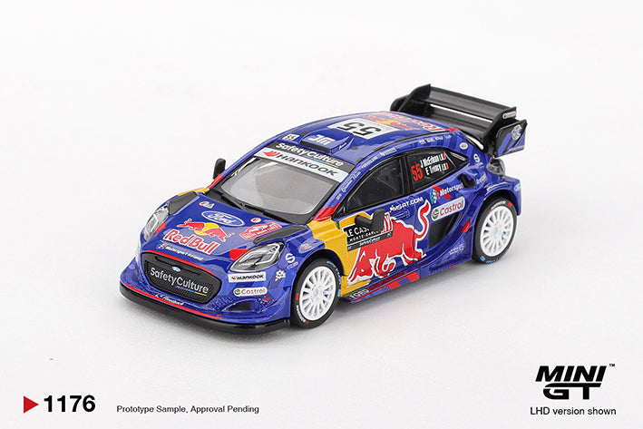 (Preorder) Mini GT 1:64 Ford Puma Rally1 #55 M-Sport Ford WRT 2025 Rally Monte-Carlo - MGT01176