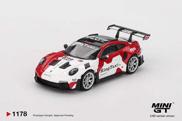(Preorder) Mini GT 1:64 Porsche 911(992) GT3 RS Weissach RingTaxi.com - MGT01178