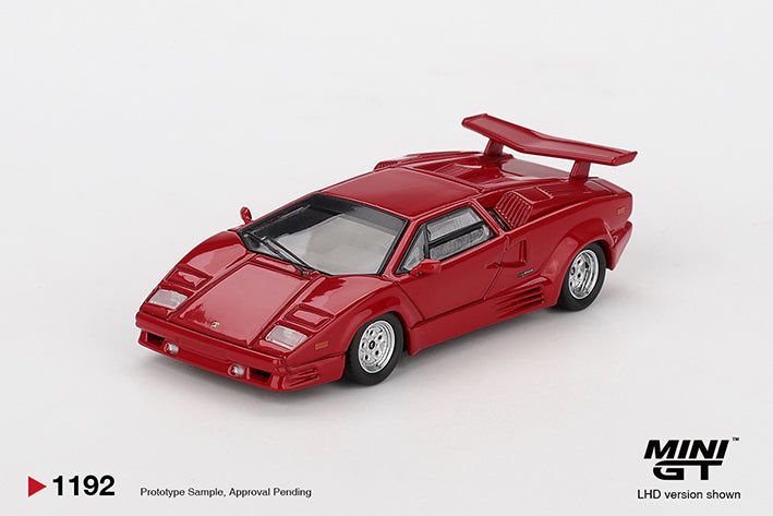 (Preorder) Mini GT 1:64 Lamborghini Countach 25th Anniversary Red - MGT01192
