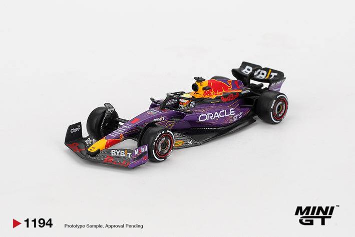 (Preorder) Mini GT 1:64 Oracle Red Bull Racing RB19 #1 Max Verstappen 2023 F1 2023 Las Vegas GP Winner - MGT01194