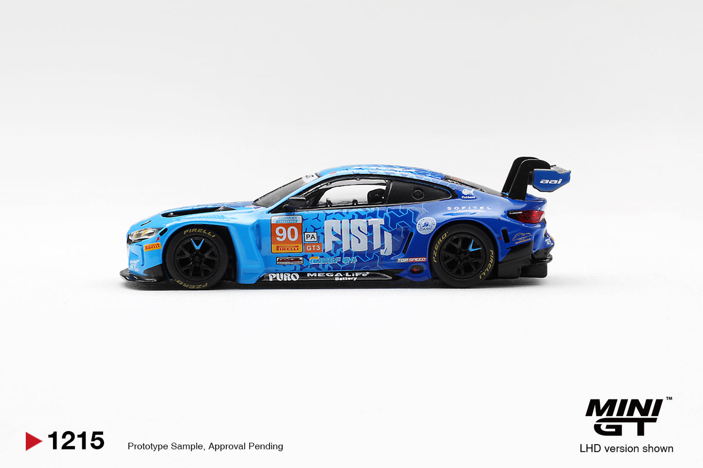 (Preorder) Mini GT 1:64 BMW M4 GT3 EVO #90 FIST Team AAI 2025 China GT LHD/ China Packaging - MGT01215-CH