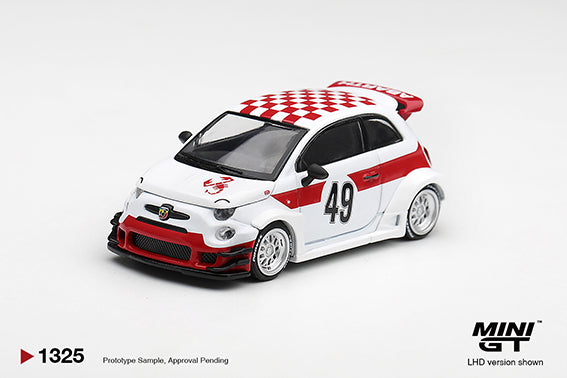 (Preorder) Mini GT 1:64 Abarth 595 LB-WORKS x Abas Works 1000 TC Tribute - MGT01325