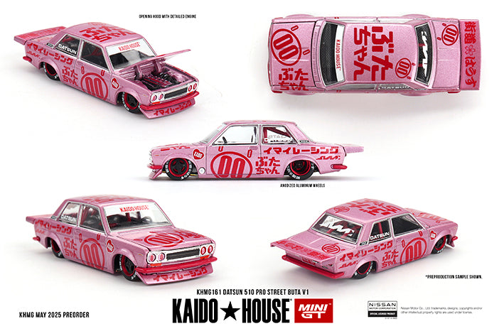 (Preorder) Kaido House x Mini GT 1:64 Datsun 510 Pro Street Buta V1