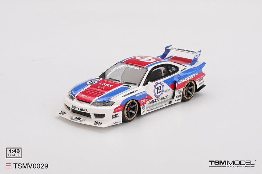 (Preorder) TSM 1:43 Nissan LB-Super Silhouette S15 SILVIA GARASIDRIFT x LBWK 2025