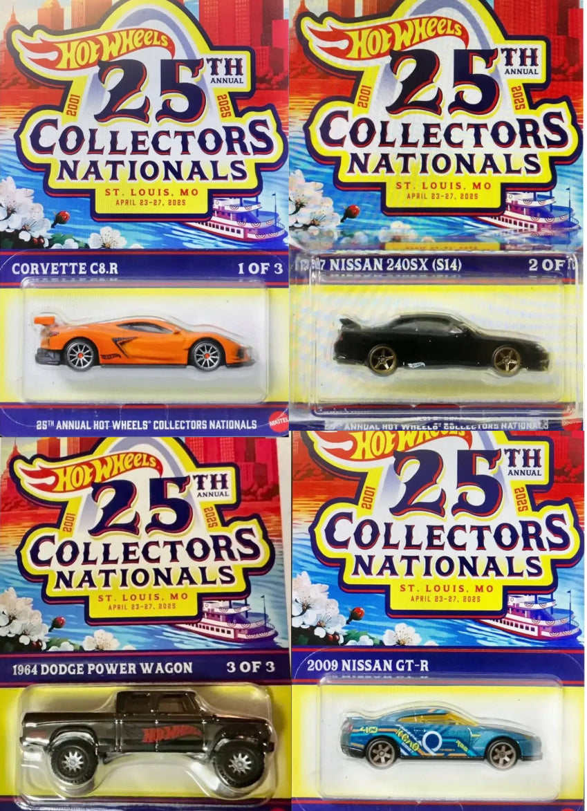 Hot Wheels 25th Collectors Nationals St. Louis Convention - Matching Number Sets