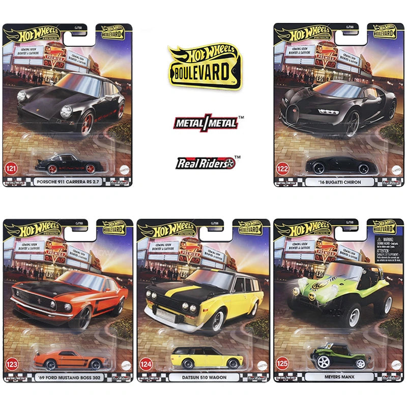 Hot Wheels Boulevard Mix 2 2025 #121-125
