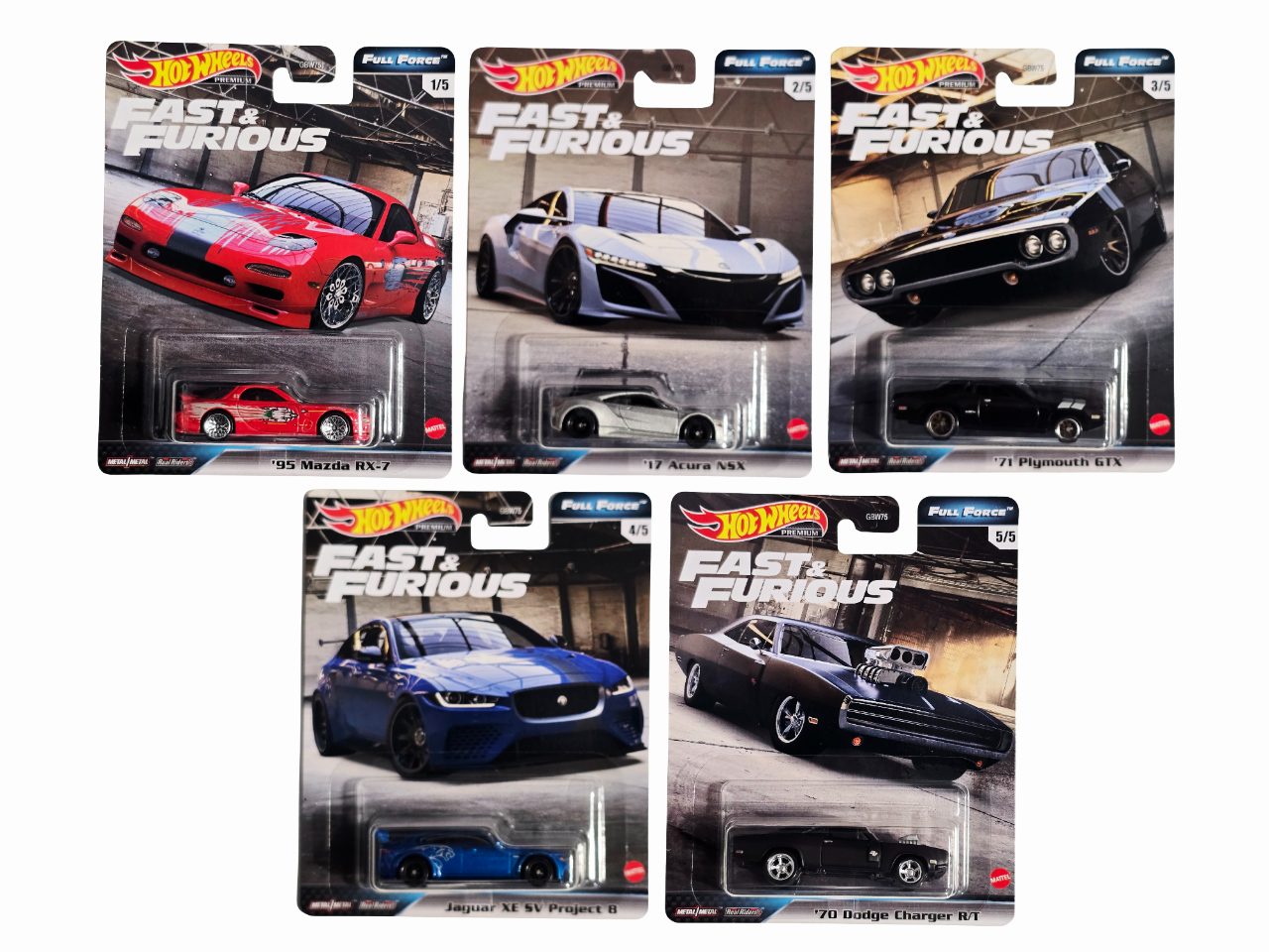 Hot Wheels Fast & Furious Full Force Set