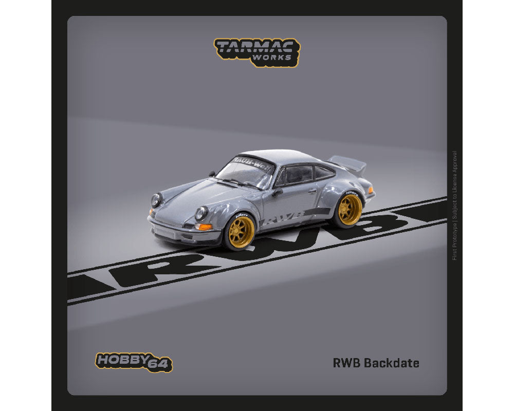 (Preorder) Tarmac Works 1:64 RWB Backdate Grey