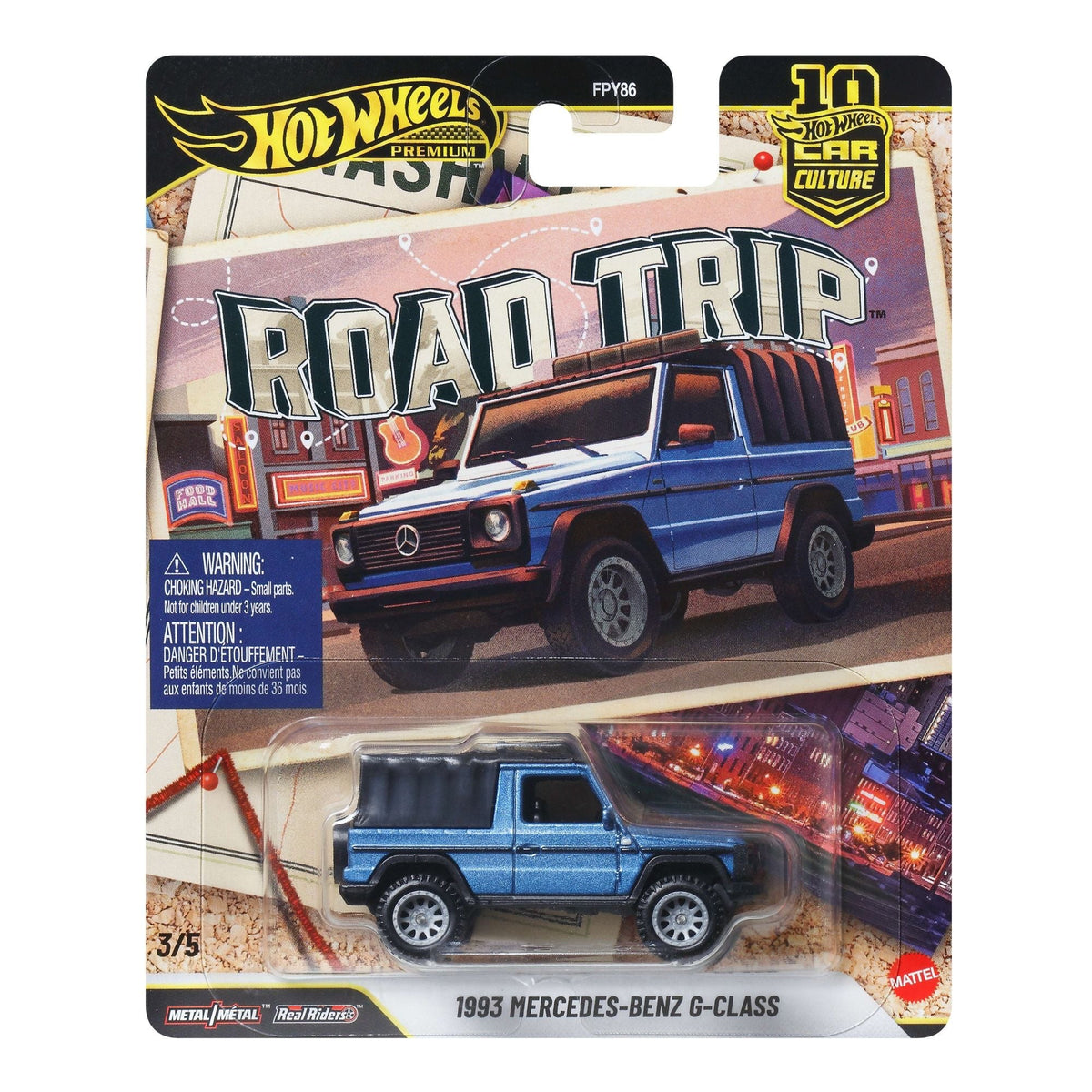 Hot Wheels Road Trip 1993 Mercedes-Benz G-Class