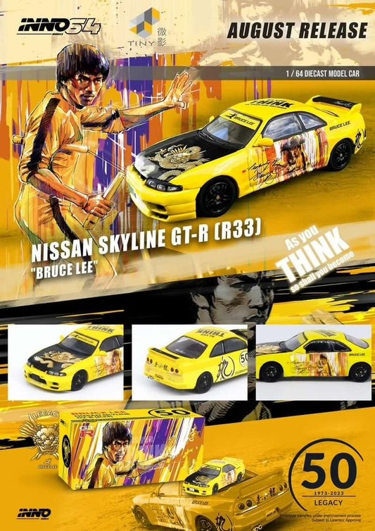 INNO64 Nissan Skyline GT-R (R33) "Bruce Lee"