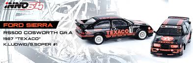 INNO64 1:64 FORD SIERRA RS500 COSWORTH #1 "TEXACO" FIA EUROPEAN TOURING CAR CHAMPIONSHIP 1987