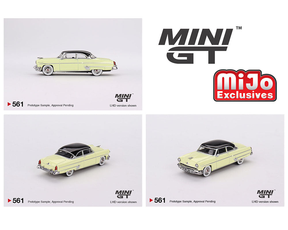 (Preorder) Mini GT 1:64 Lincoln Capri 1954 – Premier Yellow – Mijo Exclusives