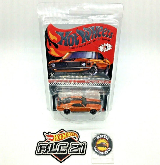Hot Wheels RLC Club Exclusive '70 Mustang Boss 302 (With Pin and Patch)