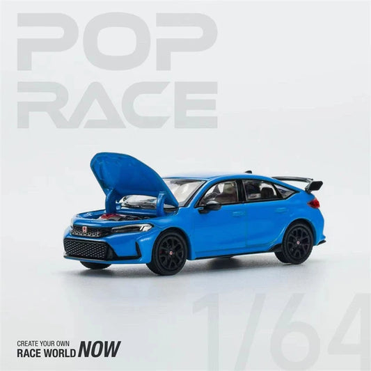 (Preorder) Pop Race 1:64 Honda Civic Type-R (FL5) Boost Blue Pearl