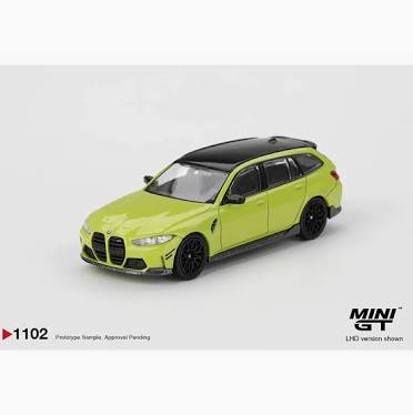 (Preorder) 1:64 Mini GT BMW M3 M Performance Touring Sao Paulo Yellow MGT01102