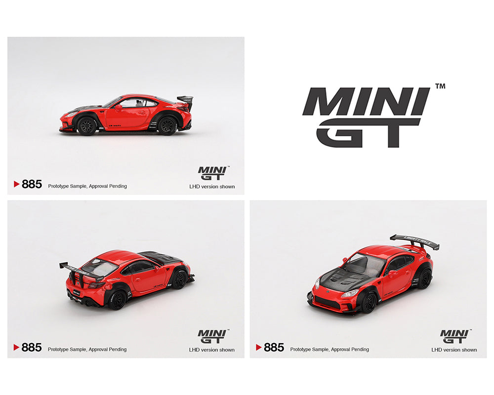 Mini GT 1:64 Toyota GR86 LB-Nation – Red (885)
