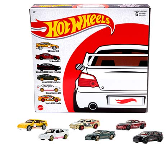 Hot wheels 6 deals pack