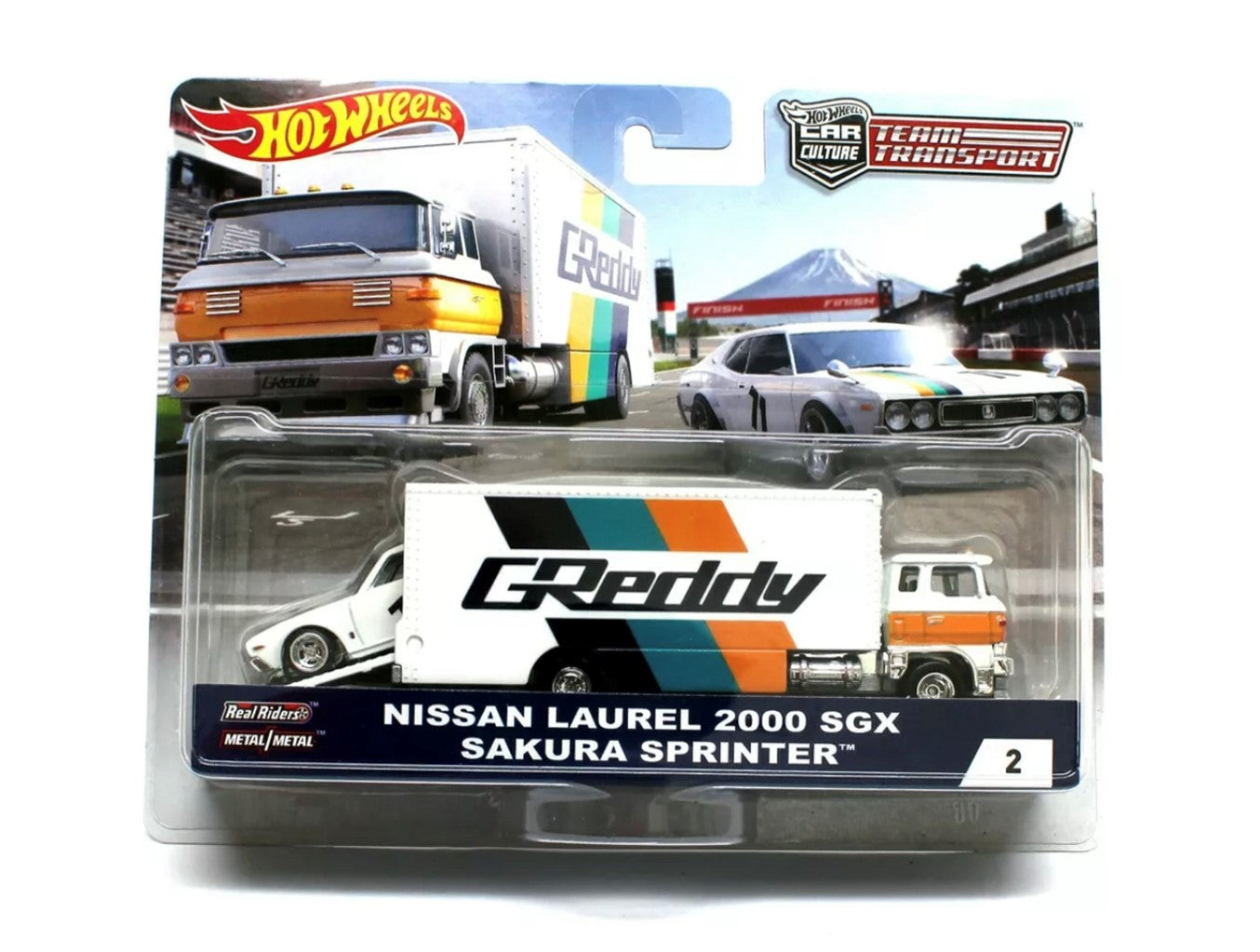 Hot Wheels Team Transporter Nissan Laurel 2000 SGX Sakura Sprinter