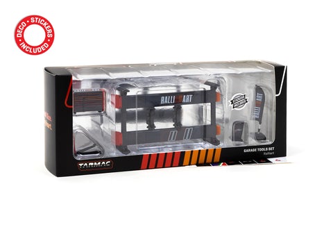 Tarmac 1:64 Garage Tool With 4 Post Lift Ralliart