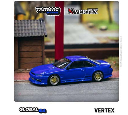 Tarmac Works 1:64 Global 64 Vertex Silvia S14 Blue